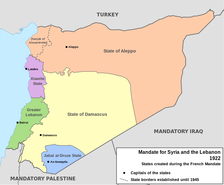 Сирия под французским протекторатом