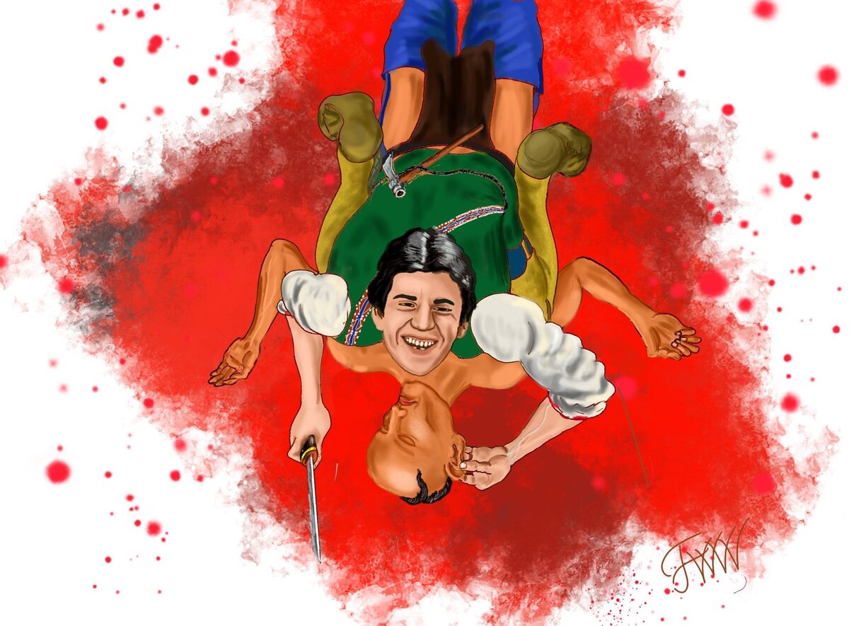 Герой форта Уилдернесс -Мы резали их медленно, кусочек за кусочком. Автор Ф.Д.З.