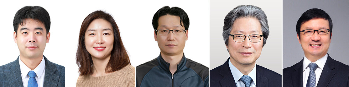 Слева  направо: Чжу Ён Сок из KAIST, Ли Джу Хён из Кембриджского университета,  Чхве Бён Сон из Корейского национального института здоровья, Ко Гю Ён  из Института фундаментальных наук Южной Кореи и Ким Ён Тэ из Больницы  при Сеульском национальном университете (KAIST)