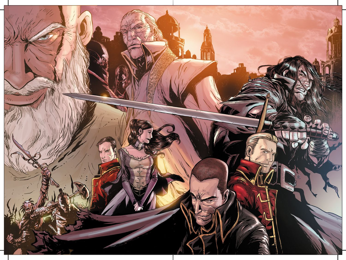 Маг Кхалюль в мире Первого Закона (Джо Аберкромби) выдавал себя за посланца бога, а свою магию - за доказательства избранности (арт www.pinterest.com).