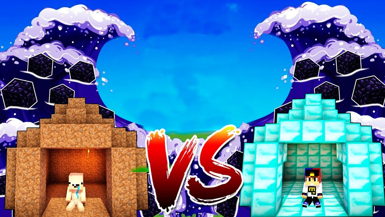 Нубы Против Цунами Из Бедрока в Майнкрафте ~ КАК Выжить Нубу в Майнкрафте  Троллинг Мультик Нуб | ЕвгенБро | Дзен