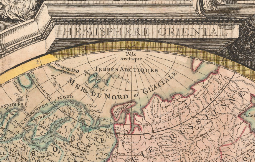 Загадочные карты мира 18 века.