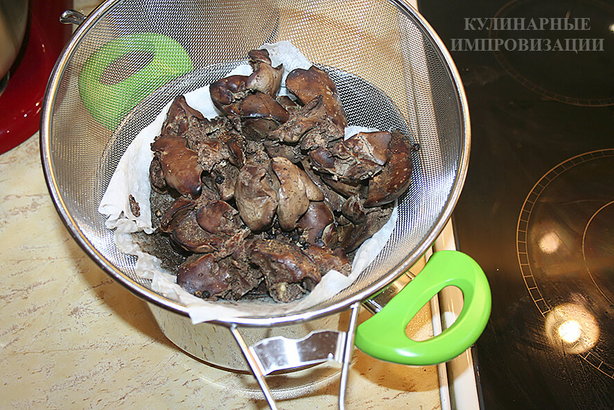 Отварная печень