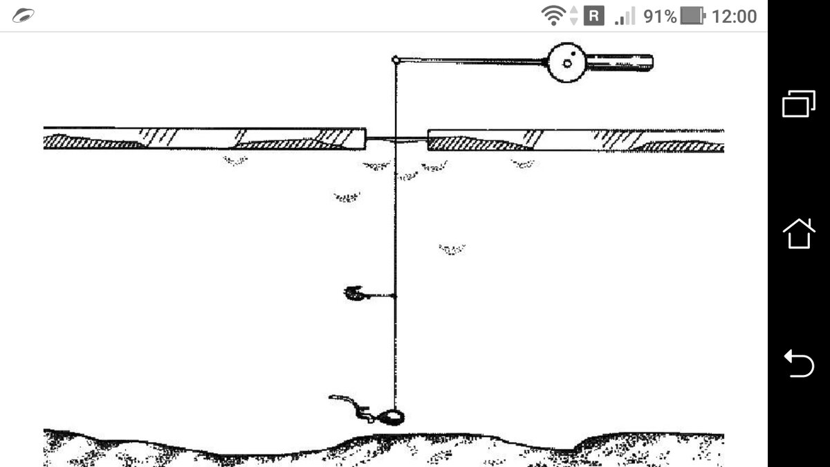 фото Зимняя снасть мормышка плюс крючок