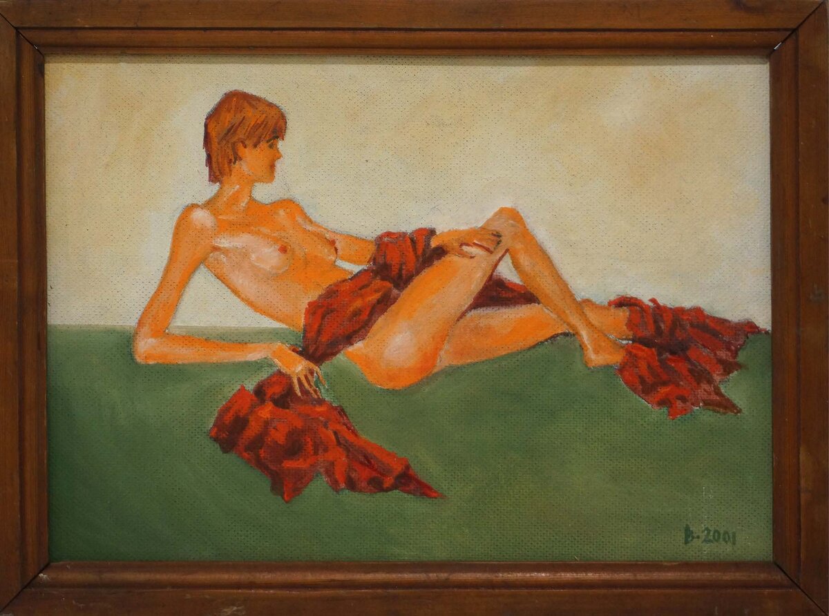 Махотин Виктор Портрет Девушки 2001 г #андеграунд22