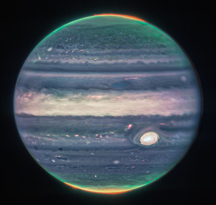  📷    Источник изображения: NASA / ESA / CSA / Jupiter ERS Team / Judy Schmidt