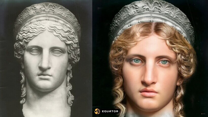    Нейросети «оживили» статуи древнегреческих богов и показали, как они могли выглядеть