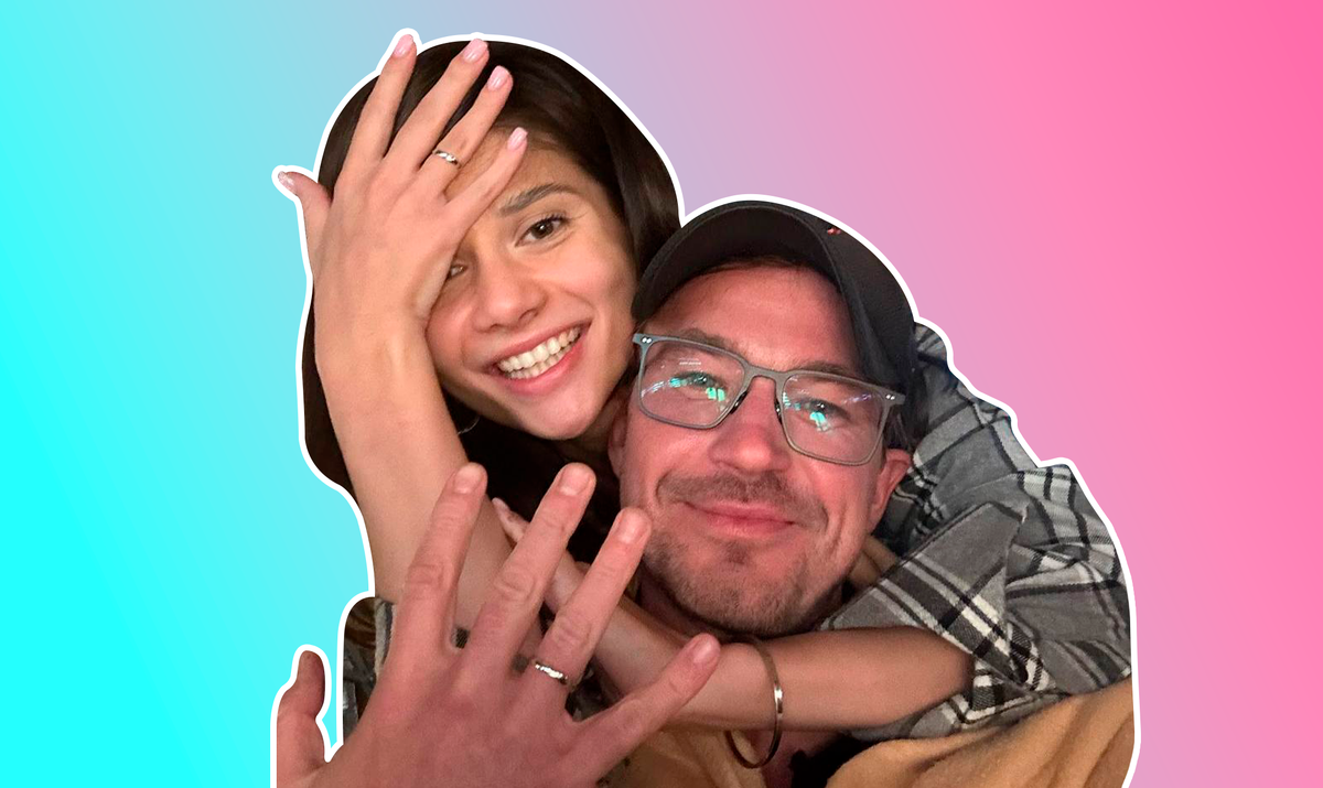 Александр Петров с новой возлюбленной Викторией Антоновой. Фото: соцсети Александра Петрова, коллаж Даниила Опарина/РКП