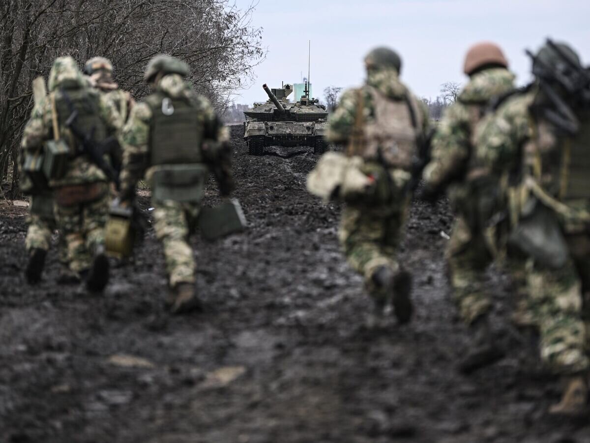    Российские военнослужащие в зоне проведения спецоперации© РИА Новости / Алексей Майшев