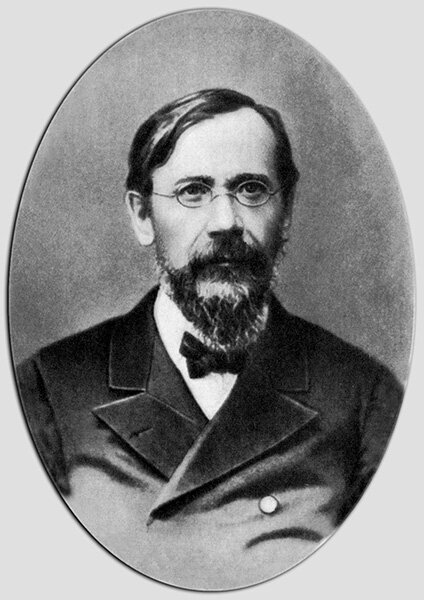 Портрет русского историка В. О. Ключевского (1844-1911)