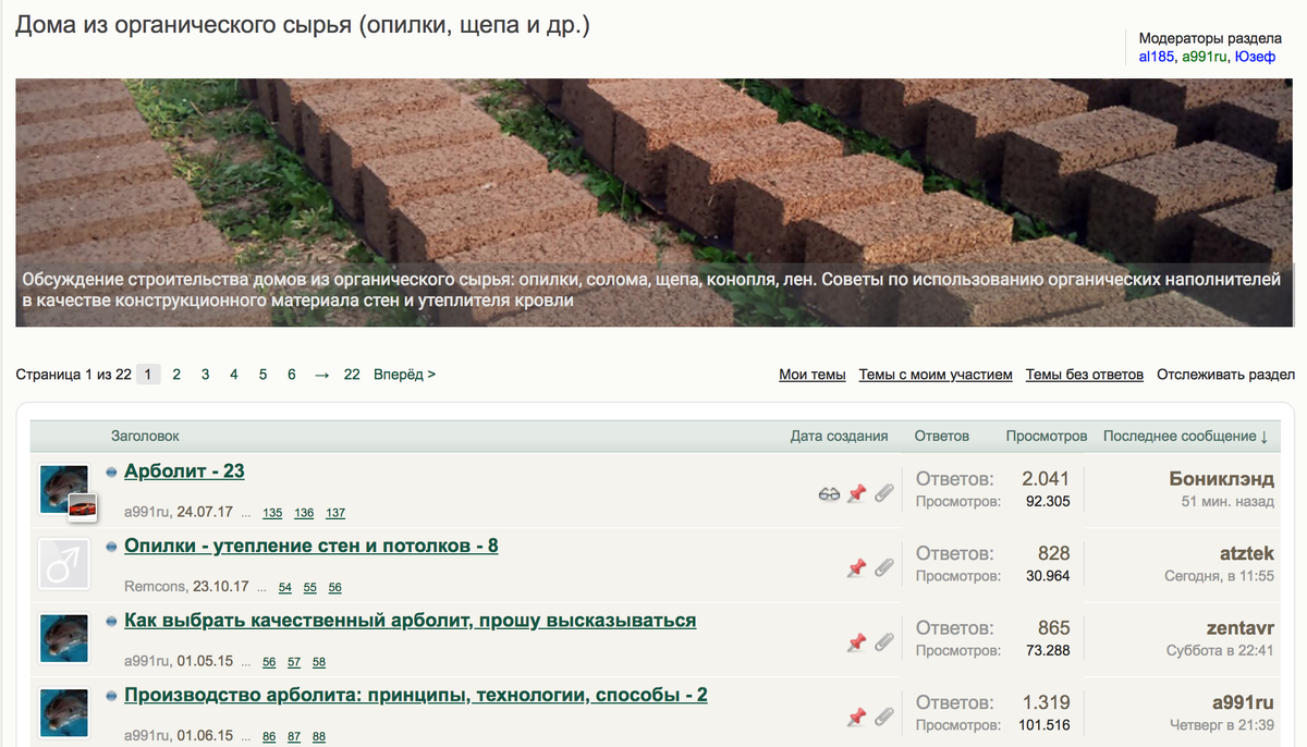 Форумы про арболит – где получить ответы на вопросы | Русский Арболит | Дзен