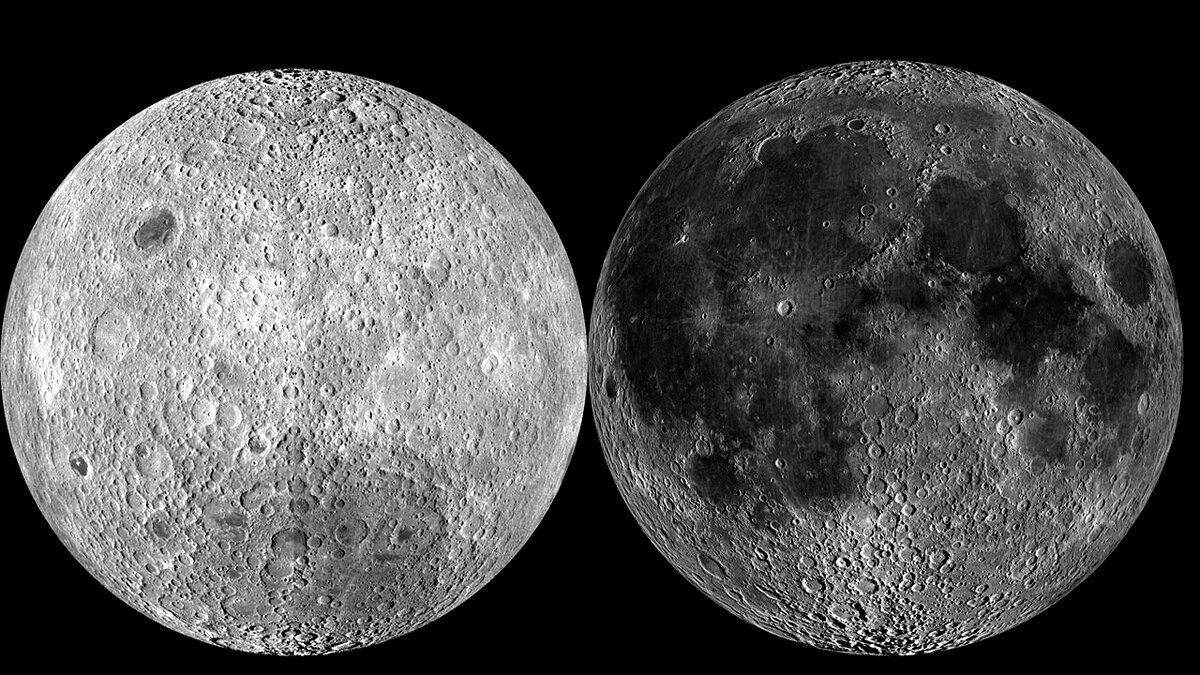 Изображение обратной стороны луны