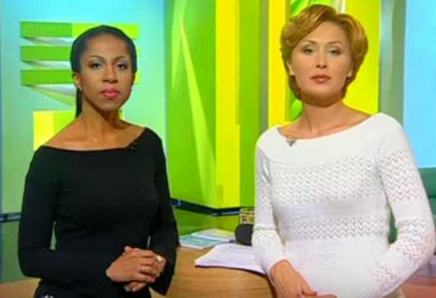 Елена Ищеева и Елена Ханга (передача "Принцип домино")