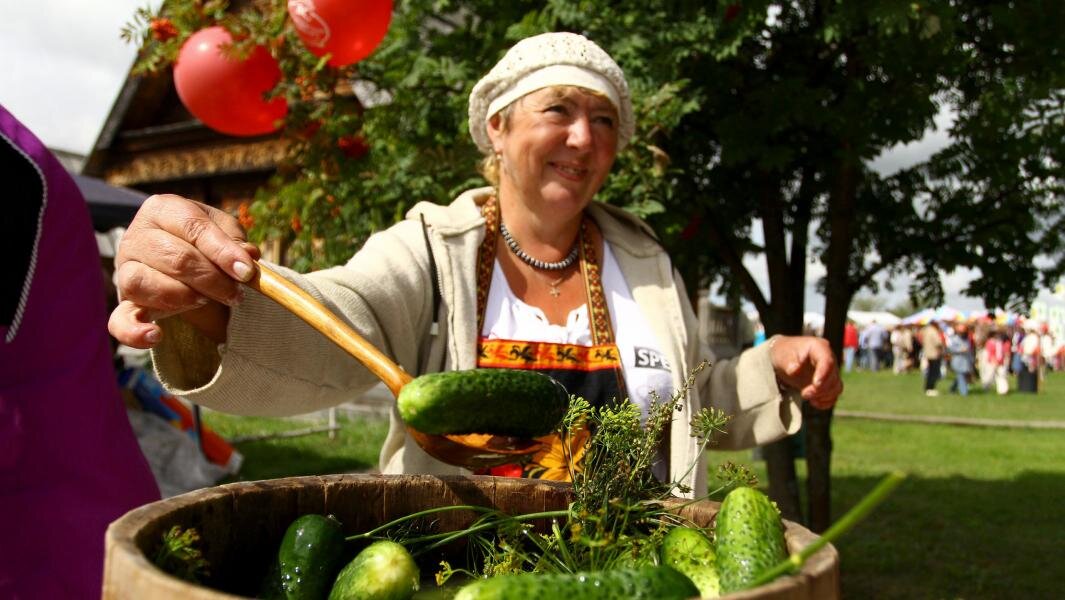 Праздник огурца, Суздаль. Фото: ТАСС/Смирнова Виктория