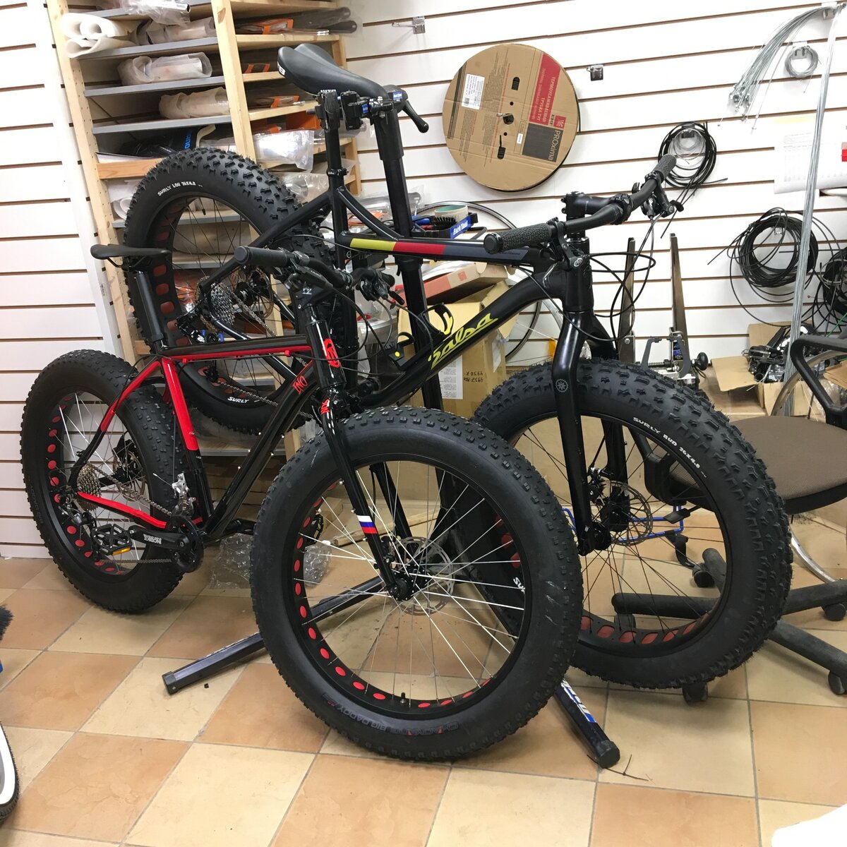 INO SON на переднем плане в стоке, на заднем плане SALSA BLACKBOROW.