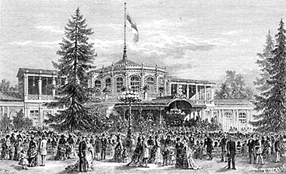 Рис.1. Павловск. Музыкальный вокзал.