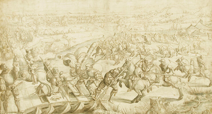 Бег­ство фран­цуз­ской армии (Бер­нард ван Орлей)