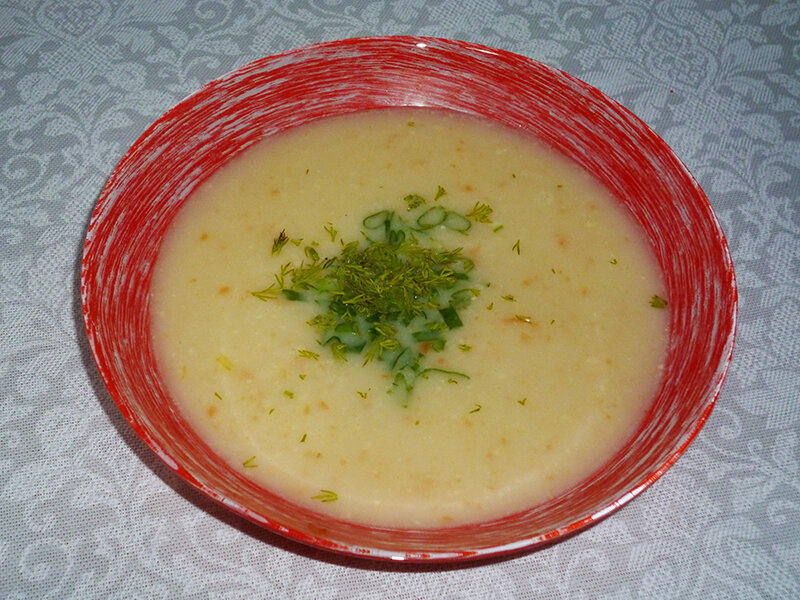 Сливочный суп с рыбой