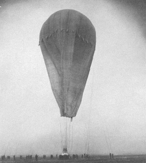 Запуск первого в мире стратостата, 1931 год