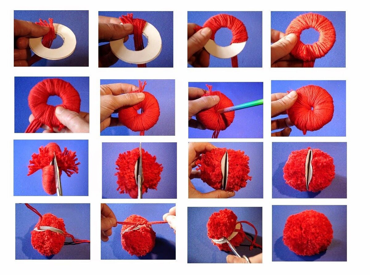 Изготовление ковра из помпонов своими руками — эксклюзивная техника хэнд-мэйд