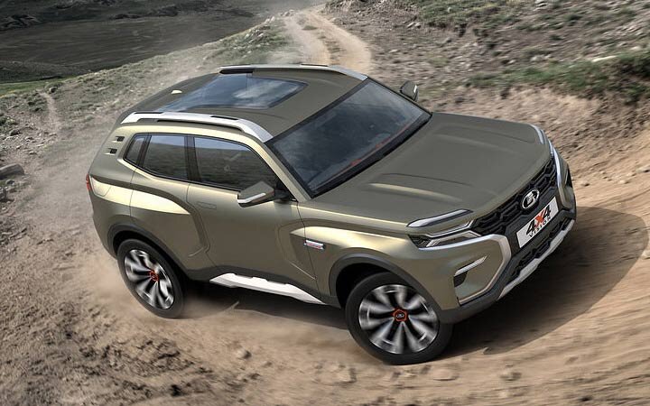 Новейший кроссовер от Лада - пока что, только в образе концепта, но одутловатые очертания кузова сохранятся и на серийной машине.