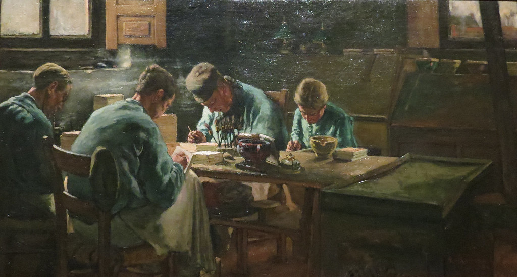 Раппард, "Художники по керамике" из собрания музея Ван Гога, 1883-1884