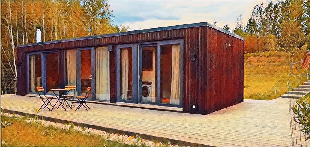 Дом из морского контейнера
