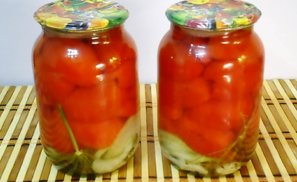 Простой рецепт вкусных помидоров на зиму - половинками, без стерилизации (в литровых банках)