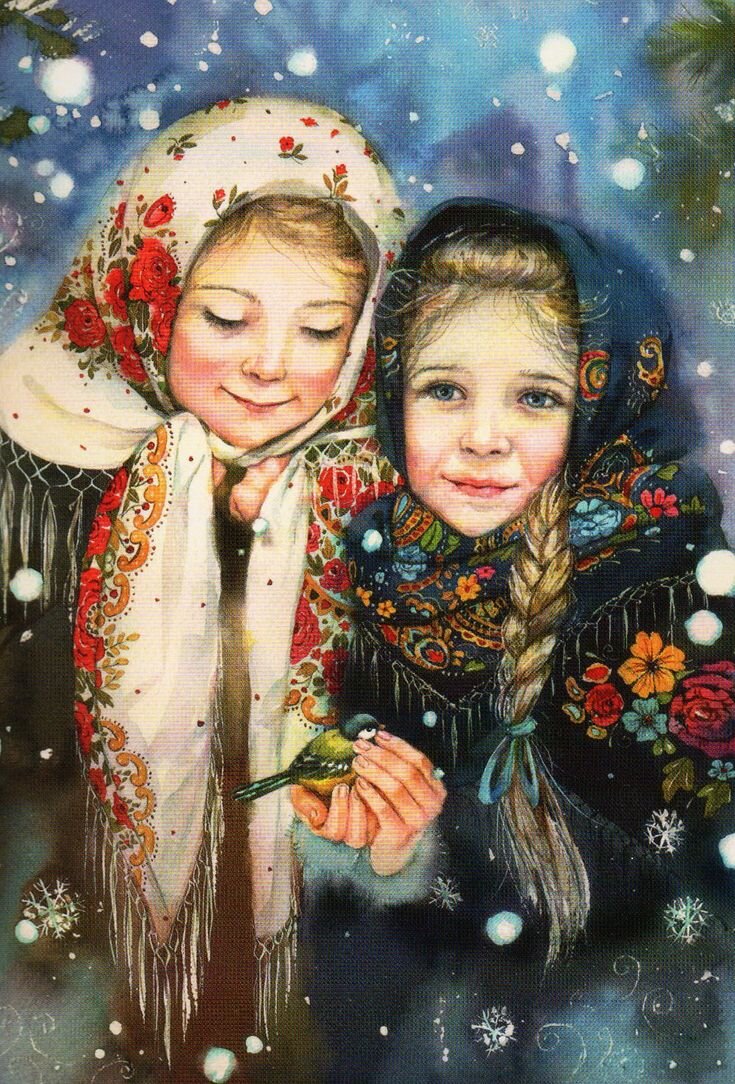 Художник Евгения Чистотина // Из очерка "Русский обычай"