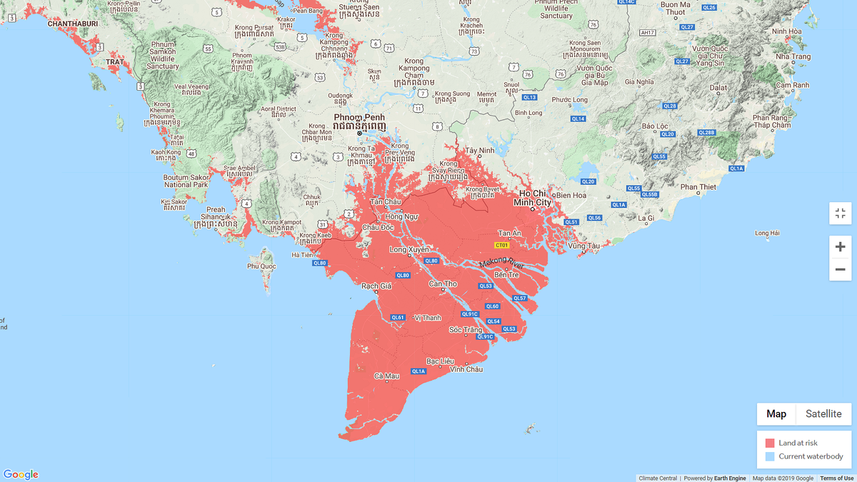 Карта мир во вьетнаме