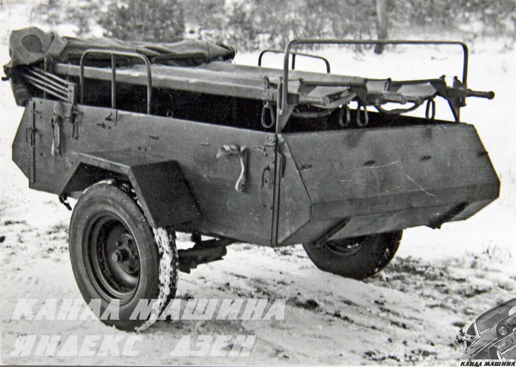 ЛСП со сложенным тентом