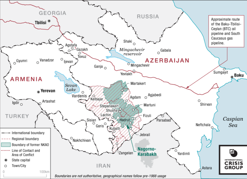 Политическая карта армении на русском языке и азербайджана