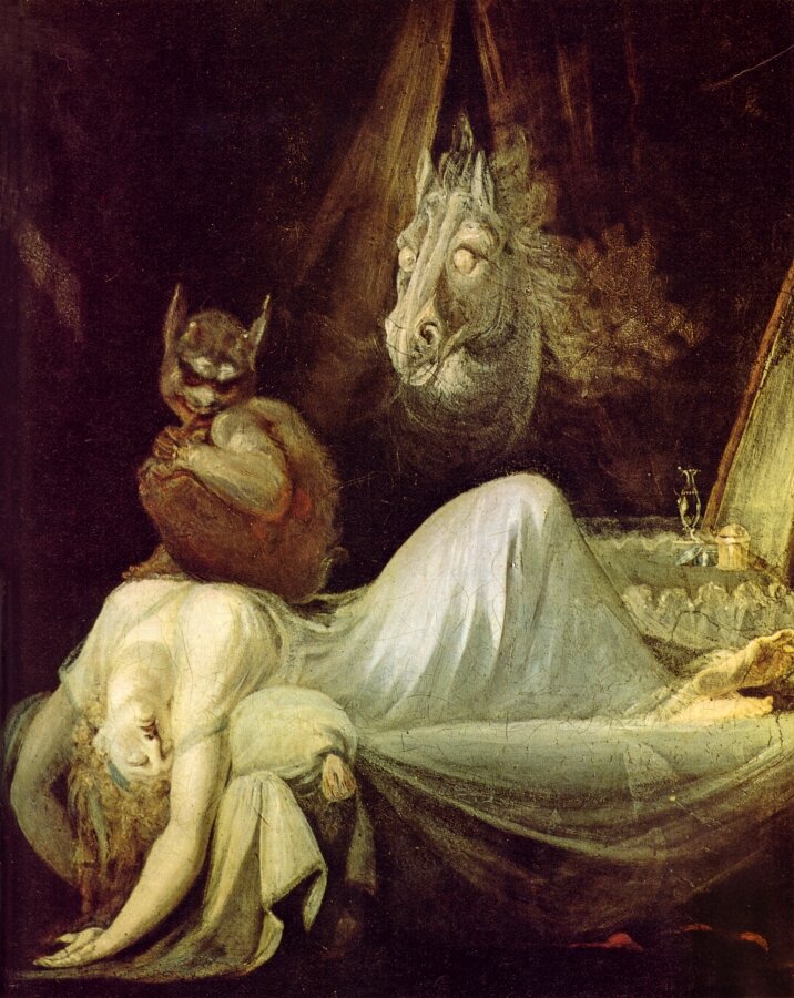 Иоганн Генрих Фюссли. Ночной кошмар (да, ещё раз)
