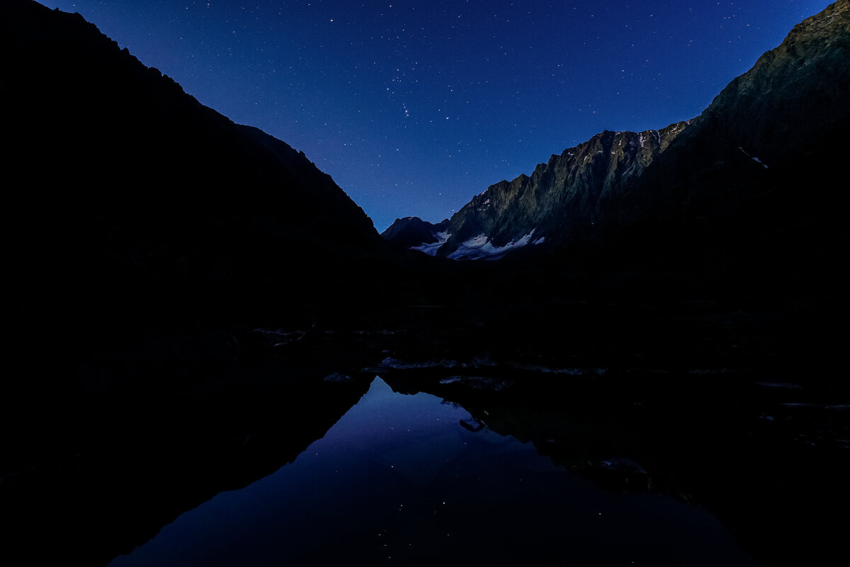 Ночной Куйгук. Горный Алтай.