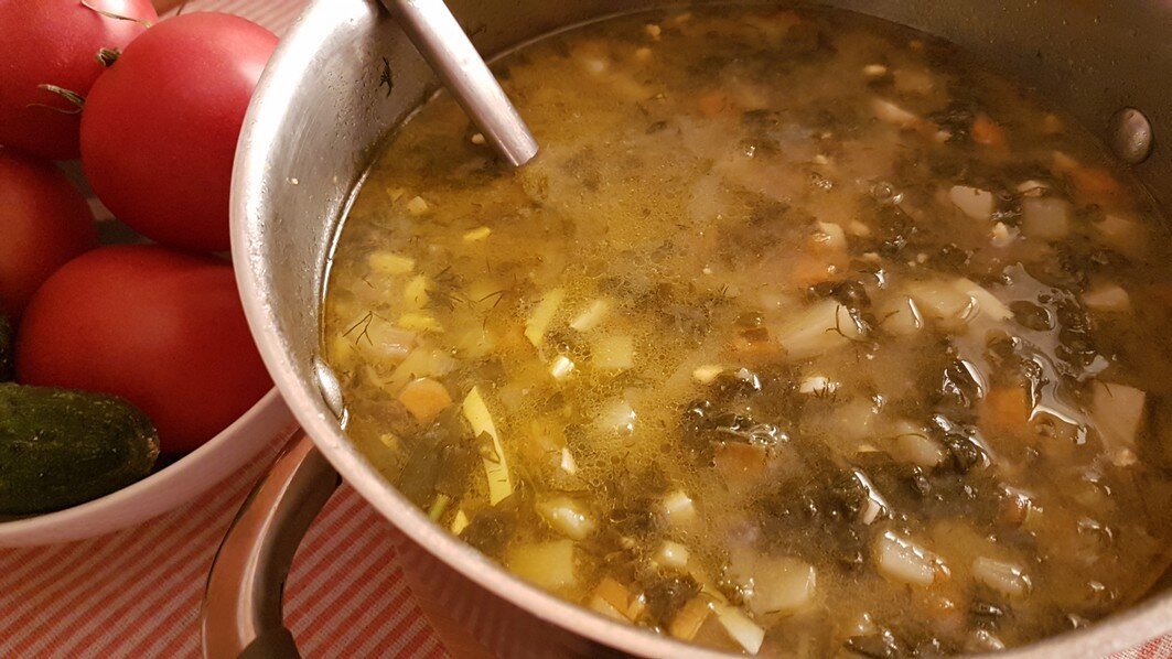 Зеленый борщ