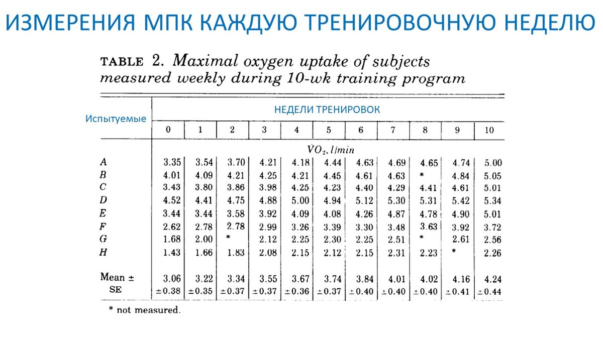 Как растет выносливость за 10 недель тренировок у разных людей. Научный  эксперимент | Василий Волков | Дзен