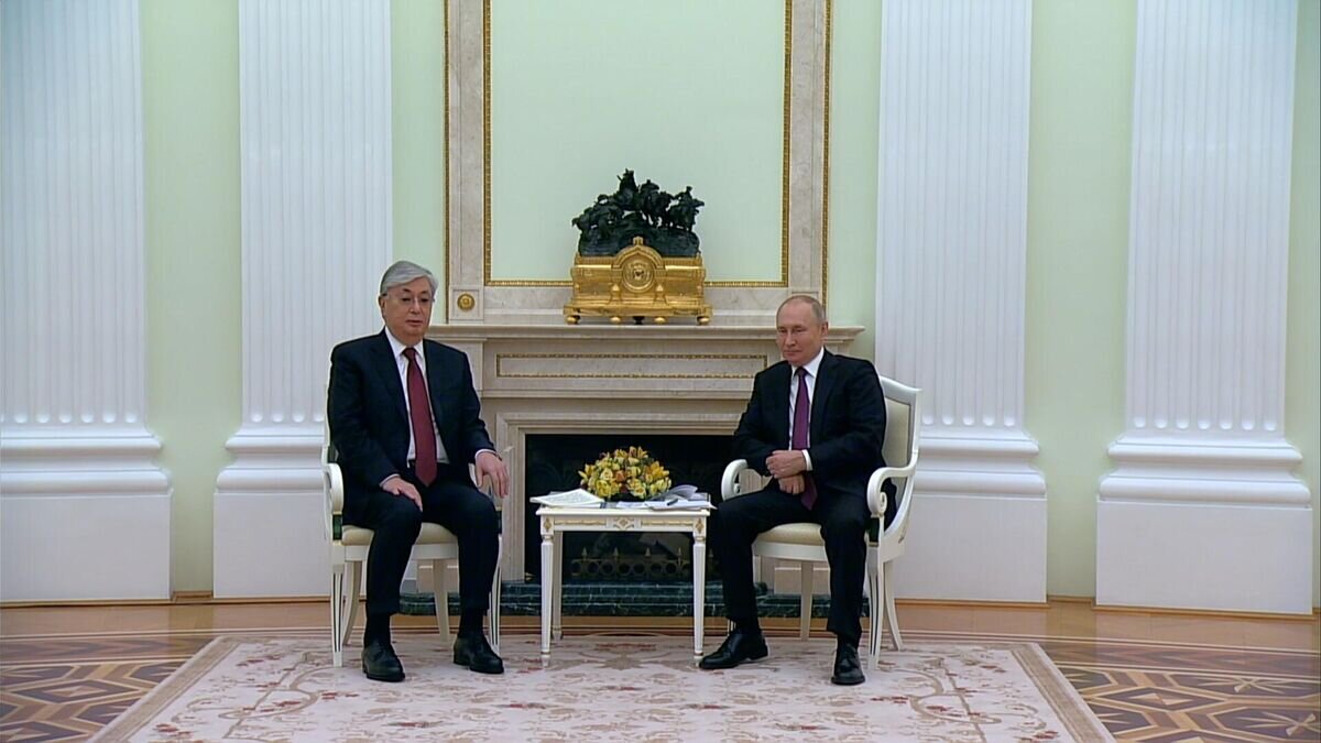    "Мы это высоко ценим". Путин о значимости визита президента Казахстана в РФ© РИА Новости