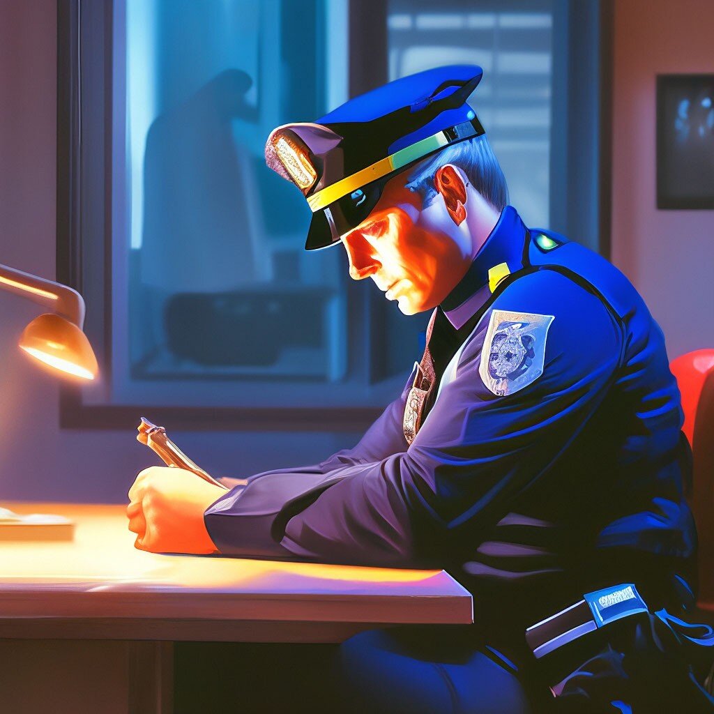 У полиции много дел. И они ими занимаются.