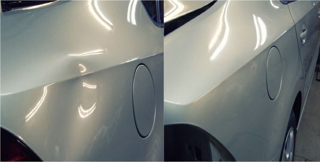 Удаление вмятин на автомобиле