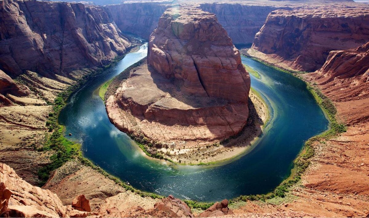 Удивительные места нашей планеты. Каньон реки Колорадо. Каньон Глен Аризона США. Хорсшу-Бенд (Колорадо). Каньон подкова Аризона.