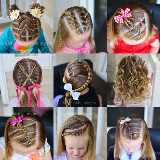 Детские прически для девочек на длинные волосы