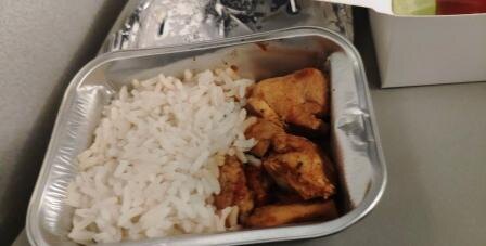 Горячее: Курица с рисом