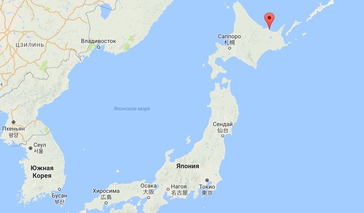 Какое море омывает владивосток карта