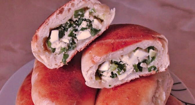 Классика - пирожки с рисом и яйцом