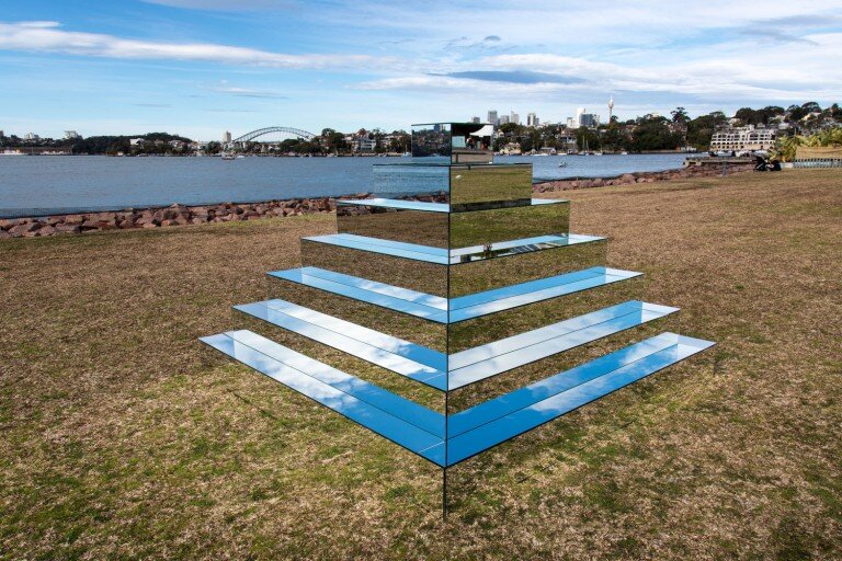Mirrored Ziggurat | Courtesy of Shirin Abedinirad