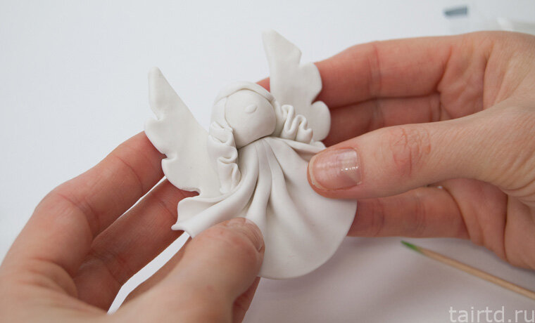 DIY: Ангел своими руками / Полимерная глина / Мастер класс / Angel of polymer clay / Tutorial
