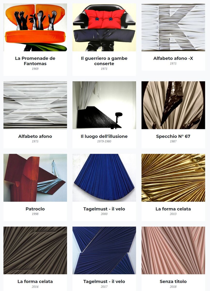 Работы Umberto Mariani на сайте umberto-mariani.it