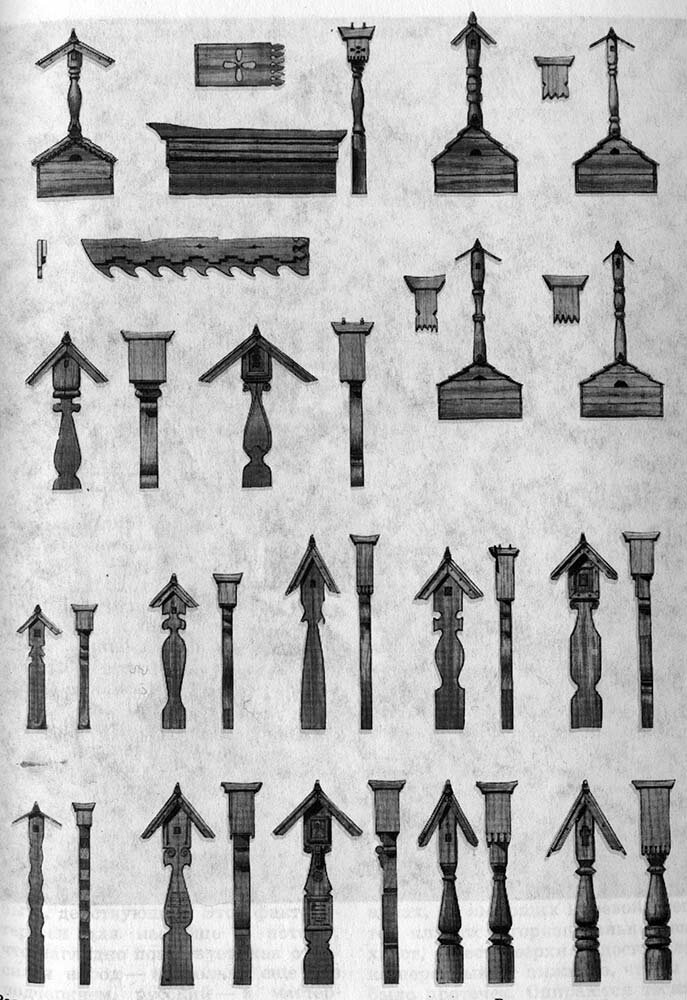 Чтобы не бегать от фотографии к фотографии, вот здесь оглашен весь список. Наверное у старообрядцев были еще фокусы в рукаве варианты памятников, но эти основные.