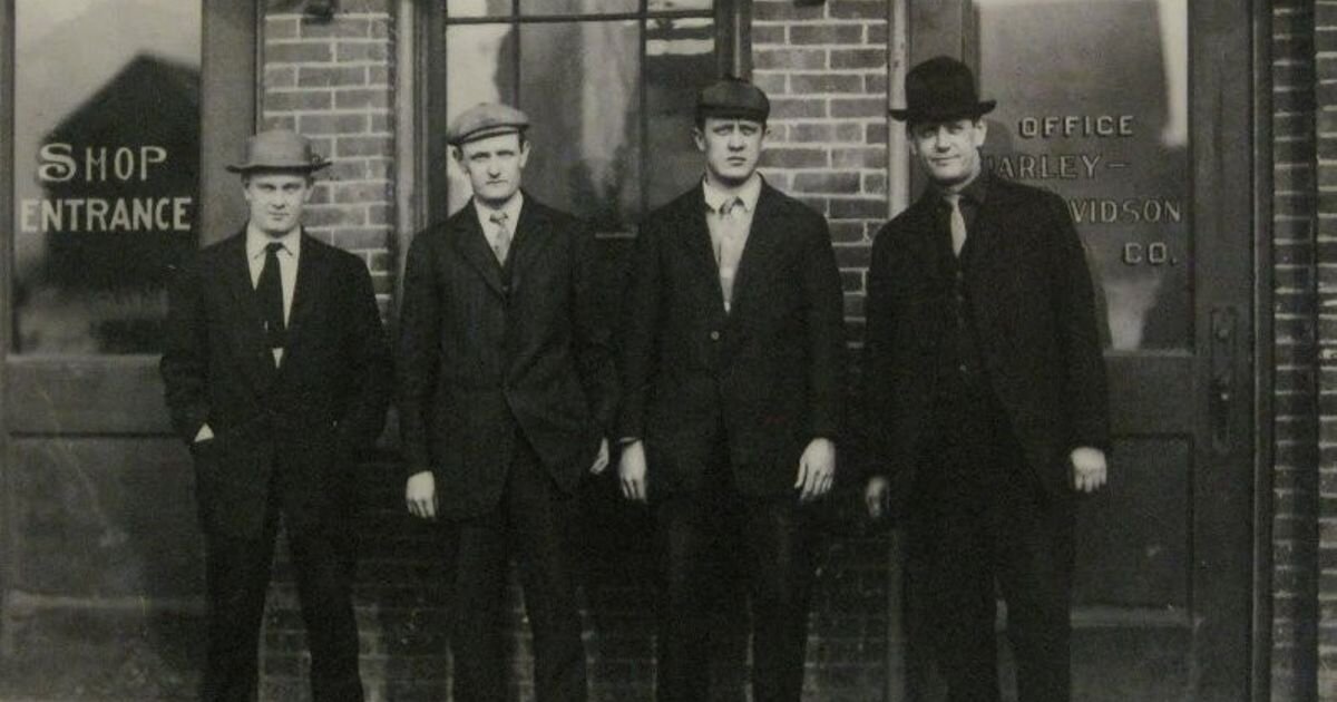Уильям Харли, Уильям Дэвидсон, Артур Дэвидсон, Уолтер Дэвидсон ст.