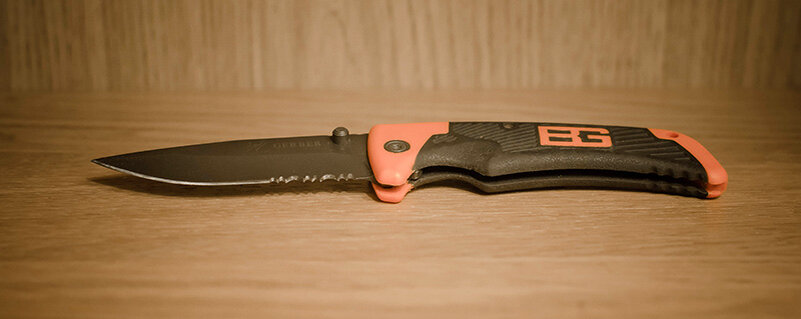 Мой нож Gerber Bear Grylls Scout.